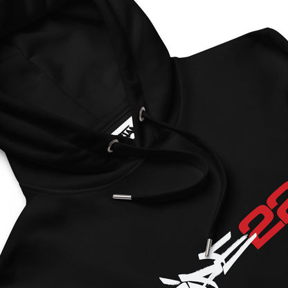 Pipe 22' & World Halfpipe DOUBLE SIDED Hoodie | wht/red